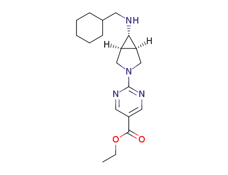 ethyl 2-{6-[(cyclohexylmethyl)amino]-3-azabicyclo[3.1.0]hex-3-yl}pyrimidine-5-carboxylate