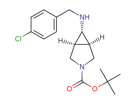 tert-butyl 6-[(4-chlorobenzyl)amino]-3-azabicyclo[3.1.0]hexane-3-carboxylate