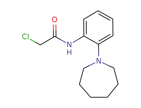 Molecular Structure of 436087-22-8 (N-(2-AZEPAN-1-YL-PHENYL)-2-CHLORO-ACETAMIDE)