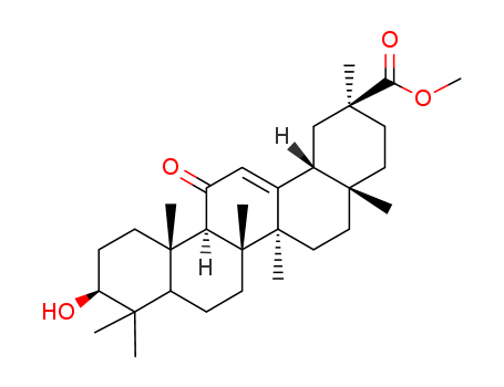 Olean-12-en-30-oic acid, 3β-hydroxy-11-oxo-, methyl ester