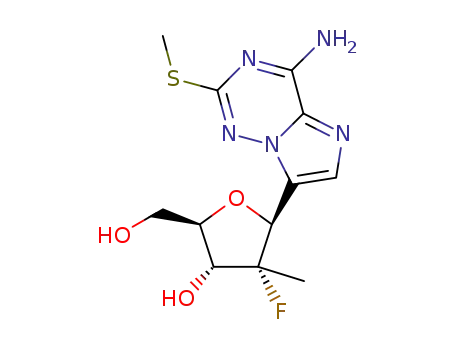 Molecular Structure of 1273029-04-1 (C<sub>12</sub>H<sub>16</sub>FN<sub>5</sub>O<sub>3</sub>S)