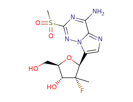 Molecular Structure of 1273029-05-2 (C<sub>12</sub>H<sub>16</sub>FN<sub>5</sub>O<sub>5</sub>S)
