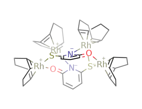 [Rh4(μ-6-mercapto-2(1H)-pyridone-2H)2(1,5-cyclooctadiene)4]