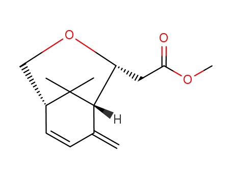 methyl (1S,2R,5S)-(9,9-dimethyl-8-methylene-3-oxabicyclo[3.3.1]non-6-en-2-yl)acetate