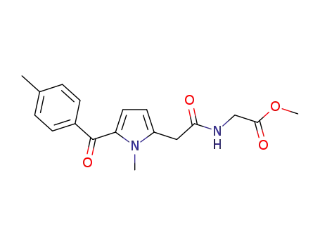 Glycine, N-[[1-methyl-5-(4-methylbenzoyl)-1H-pyrrol-2-yl]acetyl]-, methyl
ester