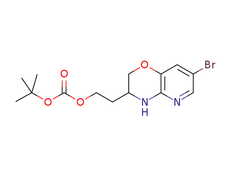 2-(7-bromo-3,4-dihydro-2H-pyrido[3,2-b][1,4]oxazin-3-yl)ethyl tert-butyl carbonate