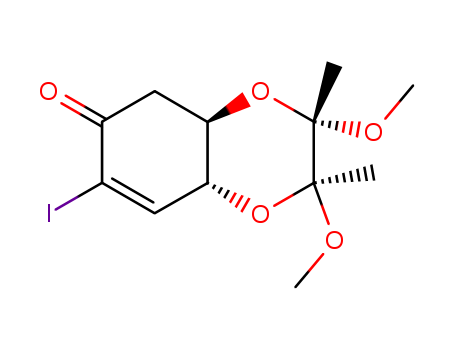 (2S,3S,4aR,8aR)-2,3,4a,8a-Tetrahydro-7-iodo-2,3-diMethoxy-2,3-diMethyl-1,4-benzodioxin-6(5H)-one