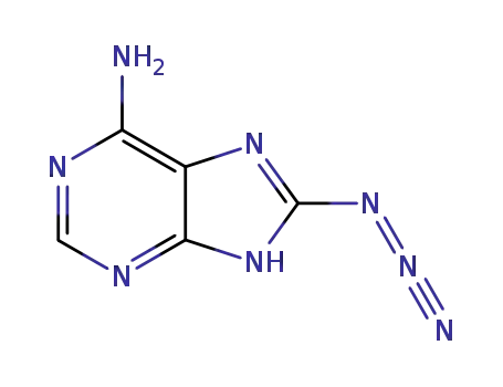 Molecular Structure of 79270-98-7 (8-azidoadenine)