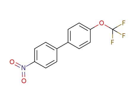 Molecular Structure of 1019996-86-1 (1-Nitro-4-[4-(trifluoroMethoxy)phenyl]benzene)