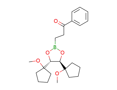 3-[(4R,5R)-4,5-bis(1-methoxycyclopentyl)-1,3,2-dioxaborolan-2-yl]propiophenone