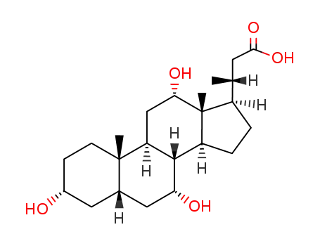Molecular Structure of 60696-62-0 (norcholic acid)