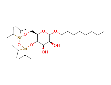 octyl 4,6-O-(1,1,3,3-tetraisopropyl-1,3-disiloxane-1,3-diyl)-α-D-mannopyranoside