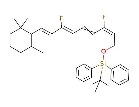 (7E,9Z,13E)-tert-butyldiphenylsilyl 9,13-didemethyl-9,13-difluororetinyl ether
