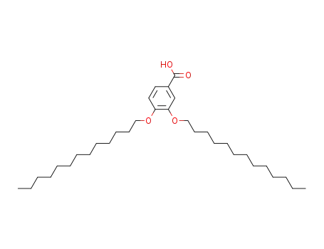 Molecular Structure of 131525-59-2 (3,4-Bis-tridecyloxy-benzoic acid)