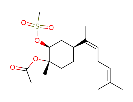 (2S,3S,6S,7Z)-3-acetoxy-2-methanesulfonyloxy-7,10-bisaboladiene