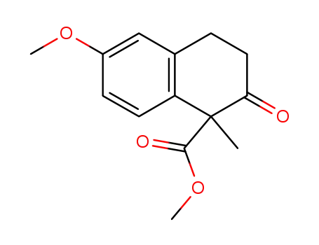 6-Methoxy-1-methyl-2-oxo-1,2,3,4-tetrahydro-naphthalene-1-carboxylic acid methyl ester