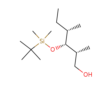 1-Hexanol, 3-[[(1,1-dimethylethyl)dimethylsilyl]oxy]-2,4-dimethyl-,
(2R,3R,4S)-