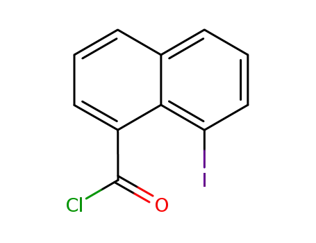 8-Jod-naphthalin-carbonsaeure-<sup>(1)</sup>-chlorid
