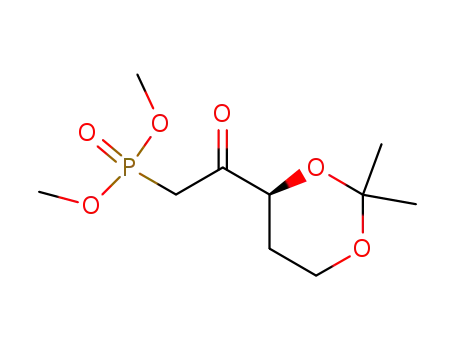 [2-((S)-2,2-Dimethyl-[1,3]dioxan-4-yl)-2-oxo-ethyl]-phosphonic acid dimethyl ester