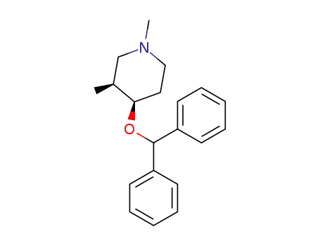 Molecular Structure of 102071-17-0 (4-(diphenylmethoxy)-1,3-dimethylpiperidine)