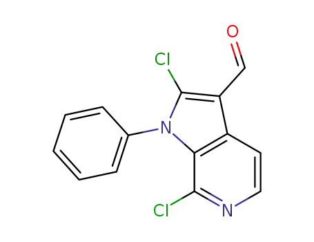 2,7-dichloro-1-phenyl-1H-pyrrolo[2,3-c]pyridine-3-carbaldehyde