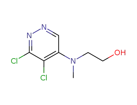 3,4-dichloro-5-<(2-hydroxyethyl)methylamino>-pyridazine
