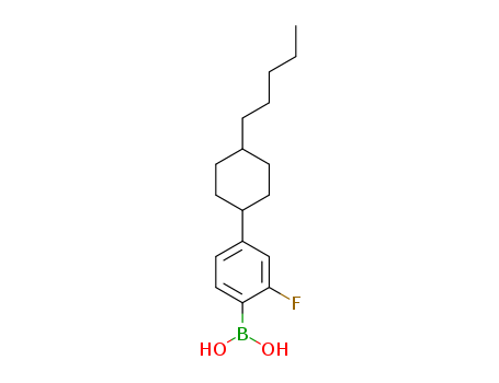 2-Fluoro-4-(trans-4-pentylcyclohexyl)phenylboronic acid