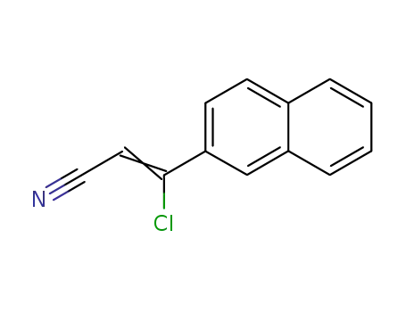 Molecular Structure of 78831-76-2 (2-Propenenitrile, 3-chloro-3-(2-naphthalenyl)-)