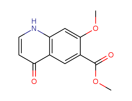 7-Methoxy-4-oxo-1,4-dihydro-quinoline-6-carboxylic acid methyl ester(205448-65-3)