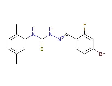 C<sub>16</sub>H<sub>15</sub>BrFN<sub>3</sub>S