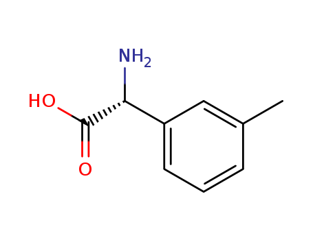 Benzeneacetic acid, a-amino-3-methyl-, (αR)-