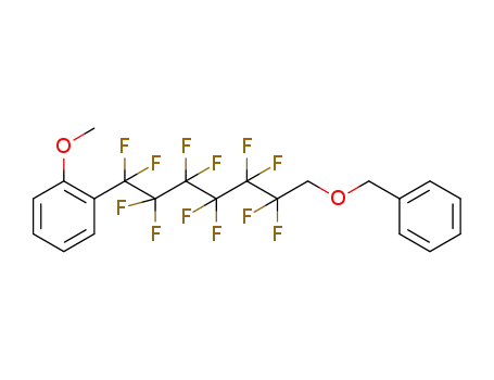Molecular Structure of 1310492-04-6 (1-(7-(benzyloxy)-1,1,2,2,3,3,4,4,5,5,6,6-dodecafluoroheptyl)-2-methoxybenzene)