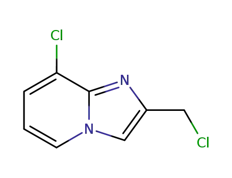 Molecular Structure of 885275-94-5 (8-CHLORO-2-(CHLOROMETHYL)IMIDAZO[1,2-A]PYRIDINE)