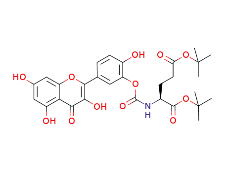 3'-O-[CO-Glu(OtBu)-OtBu]-quercetin