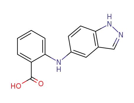 2-(1H-indazol-5-ylamino)benzoic acid