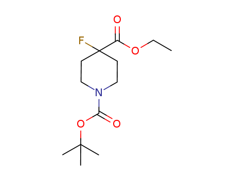 1-(tert-butyl) 4-ethyl 4-fluoropiperidine-1,4-dicarboxylate