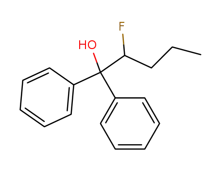 2-fluoro-1,1-diphenylpentan-1-ol