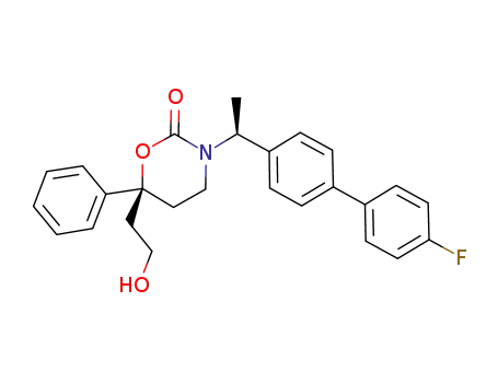 (S)-3-((S)-1-(4'-fluorobiphenyl-4-yl)ethyl)-6-(2-hydroxyethyl)-6-phenyl-1,3-oxazinan-2-one