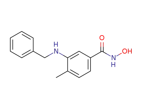 Molecular Structure of 2196203-96-8 (3-(N-benzylamino)-4-methylbenzhydroxamic acid)