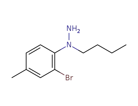 N-butyl-N-(2-bromo-4-methylphenyl)hydrazine