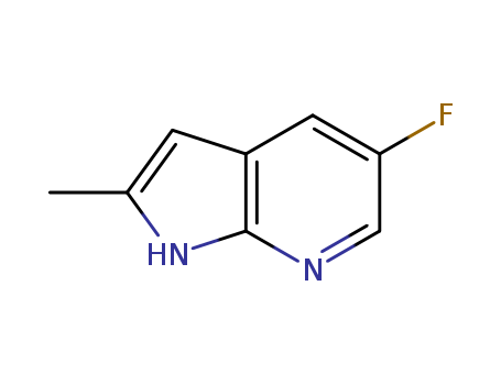 1H-Pyrrolo[2,3-b]pyridine,5-fluoro-2-methyl-(9CI)