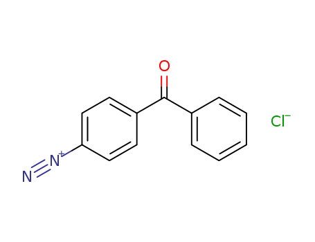 Benzenediazonium, 4-benzoyl-, chloride
