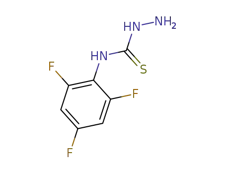 Molecular Structure of 206761-92-4 (4-(2,4,6-TRIFLUOROPHENYL)-3-THIOSEMICARBAZIDE)