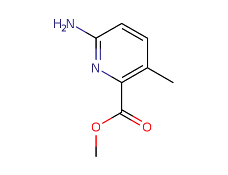 Molecular Structure of 1319069-28-7 (6-amino-3-methyl-pyridine-2-carboxylic acid methyl ester)