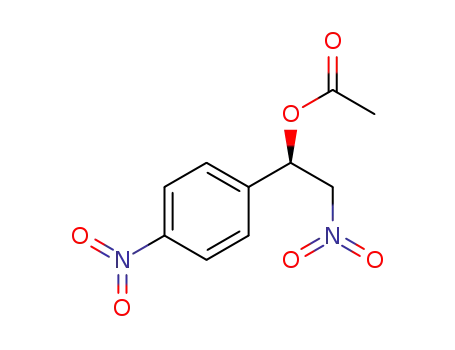 Molecular Structure of 1336918-16-1 ((R)-2-nitro-1-(4-nitrophenyl)ethyl acetate)