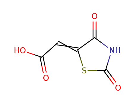 (2Z)-(2,4-DIOXO-1,3-THIAZOLIDIN-5-YLIDENE)ACETIC ACID