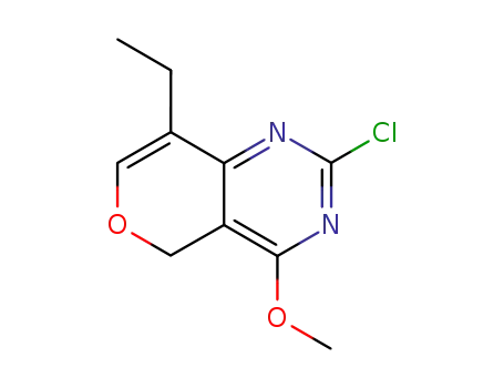 5H-Pyrano[4,3-d]pyrimidine, 2-chloro-8-ethyl-4-methoxy-