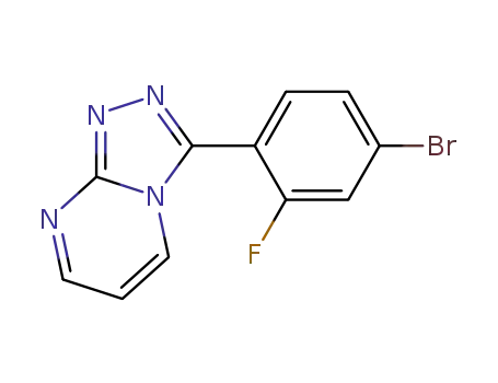 C<sub>11</sub>H<sub>6</sub>BrFN<sub>4</sub>