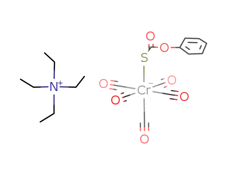 (Et<sub>4</sub>N) chromium pentacarbonyl phenyl thiocarbonate