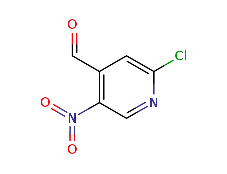 Molecular Structure of 946136-72-7 (4-Pyridinecarboxaldehyde,2-chloro-5-nitro-)